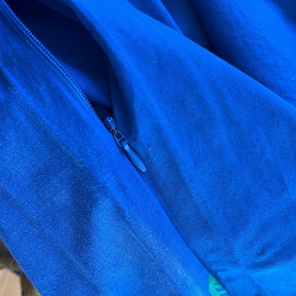 Distinctly Home Queen 100% cotton floral duvet cover, blue & yellow - Picture 7 of 12